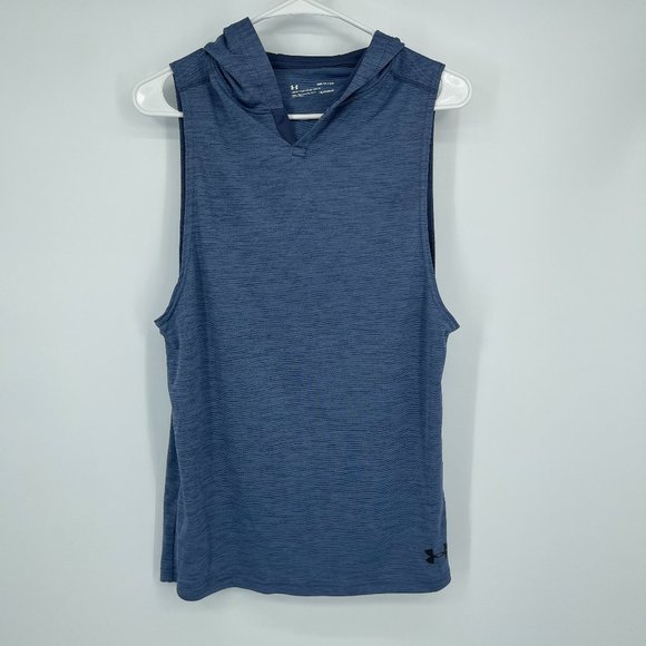Undearmour Other - Undearmour Men's Sleeveless Blue Hoodie Small